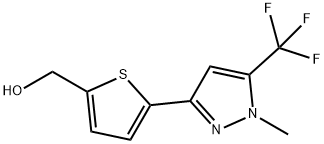 [5-[1-甲基-5-(三氟甲基)-1H-吡唑-3-基]-2-噻吩]甲醇, 465514-19-6, 结构式