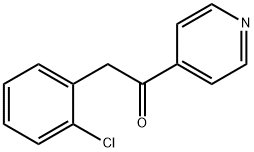 2-(2-CHLOROPHENYL)-1-(4-PYRIDINYL)-1-ETHANONE,95%+,465514-65-2,结构式