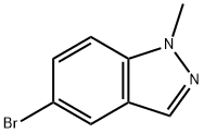 5-ブロモ-1-メチル-1H-インダゾール 化学構造式