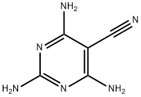 5-Pyrimidinecarbonitrile,  2,4,6-triamino- Structure