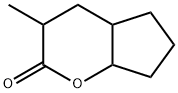Cyclopenta[b]pyran-2(3H)-one, hexahydro-3-methyl- (9CI) Struktur