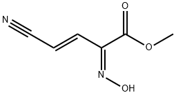 3-Butenoicacid,4-cyano-2-(hydroxyimino)-,methylester,(2Z,3E)-(9CI) 结构式