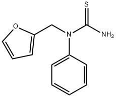 Urea,  1-furfuryl-1-phenyl-2-thio-  (7CI,8CI) Structure