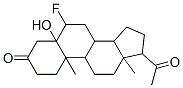 17-acetyl-6-fluoro-5-hydroxy-10,13-dimethyl-2,4,6,7,8,9,11,12,14,15,16 ,17-dodecahydro-1H-cyclopenta[a]phenanthren-3-one|
