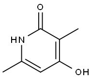 3,6-二甲基吡啶-2,4-二醇 结构式