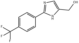 (2-(4-(三氟甲基)苯基)-1H-咪唑-4-基)甲醇,466664-93-7,结构式