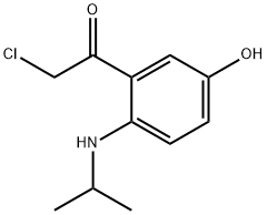 Ethanone,  2-chloro-1-[5-hydroxy-2-[(1-methylethyl)amino]phenyl]-|