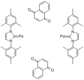 1,3-BIS(2,4,6-TRIMETHYLPHENYL)IMIDAZOL-2-YLIDENE (1,4-NAPHTHOQUINONE)PALLADIUM(0) DIMER price.