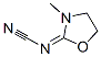 Cyanamide, (3-methyl-2-oxazolidinylidene)- (9CI) Structure