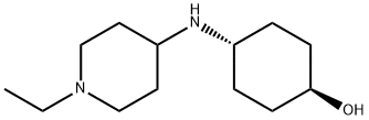 Cyclohexanol, 4-[(1-ethyl-4-piperidinyl)amino]-, trans- (9CI) Structure