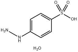 Benzenesulfonic acid, 4-hydrazino-, monohydrate (9CI) 结构式