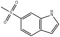 6-(METHYLSULFONYL)-1H-INDOLE
 Struktur