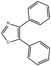 4,5-二苯基恶唑,4675-18-7,结构式