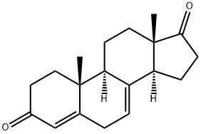 Androsta-4,7-diene-3,17-dione,4675-73-4,结构式