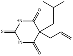 Dihydro-5-(2-methylpropyl)-5-isopropyl-2-thioxopyrimidine-4,6(1H,5H)-dione