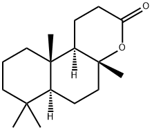 [4aR-(4aalpha,6abeta,10aalpha,10bbeta)]-dodecahydro-4a,7,7,10a-tetramethyl-3H-naphth[2,1-b]pyran-3-one Structure