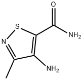 5-Isothiazolecarboxamide,  4-amino-3-methyl-,4680-98-2,结构式