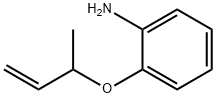 Benzenamine, 2-[(1-methyl-2-propenyl)oxy]- (9CI) 结构式