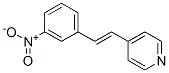 4-[2-(3-nitrophenyl)ethenyl]pyridine 结构式