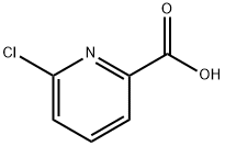 6-クロロ-2-ピリジンカルボン酸 化学構造式