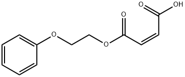 Водородный 2-(1-феноксиэтиловый) эфир (Z)-2-бутендиовой кислоты структура