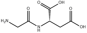 グリシル-L-アスパラギン酸 化学構造式