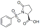 5-oxo-1-(phenylsulphonyl)-L-proline,46857-11-8,结构式