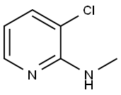 3-クロロ-N-メチルピリジン-2-アミン 化学構造式
