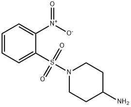 1-(2-NITRO-BENZENESULFONYL)-PIPERIDIN-4-YLAMINE Struktur