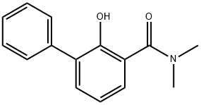 2-Hydroxy-N,N-dimethyl-1,1'-biphenyl-3-carboxamide,46878-66-4,结构式