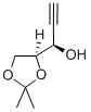 (3R,4S)-4,5-ISOPROPYLIDENE-PENT-2-YN-3-OL Structure