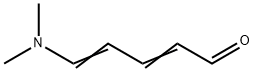N,N-Dimethylamino-2,4-pentadiene-5-al 化学構造式