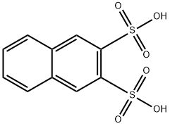 2,3-ナフタレンジスルホン酸 化学構造式