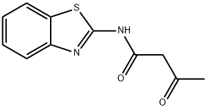 N-(2-BENZOTHIAZOLYL)-ACETOACETAMIDE Struktur
