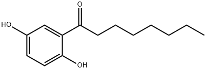 2',5'-dihydroxyoctanophenone Structure