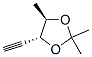 1,3-디옥솔란,4-에티닐-2,2,5-트리메틸-,(4R,5R)-(9CI)