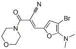 Morpholine,  4-[3-[4-bromo-5-(dimethylamino)-2-furanyl]-2-cyano-1-oxo-2-propenyl]-  (9CI)|