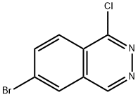6-溴-1-氯酞嗪 结构式