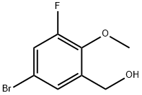 (5-溴-3-氟-2-甲氧基苯基)甲醇,470668-69-0,结构式