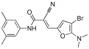 2-Propenamide,  3-[4-bromo-5-(dimethylamino)-2-furanyl]-2-cyano-N-(3,5-dimethylphenyl)-|