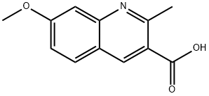 7-甲氧基-2-甲基喹啉-3-羧酸,470702-34-2,结构式