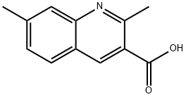 2,7-DIMETHYLQUINOLINE-3-CARBOXYLIC ACID Structure