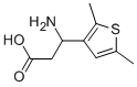 3-氨基-3-(2,5-二甲基噻吩-3-基)丙酸,470704-56-4,结构式