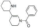 1-Benzoyl-5-(2-piperidinyl)-1,2,3,4-tetrahydropyridine Struktur