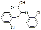ビス(o-クロロフェノキシ)酢酸 化学構造式
