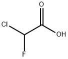 氯氟乙酸,471-44-3,结构式