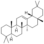 18BETA(H)-OLEAN-12(13)-ENE, 471-68-1, 结构式
