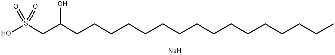 2-HYDROXYOCTADECANESULPHONICACID,SODIUMSALT Structure