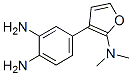 1,2-Benzenediamine,  4-[2-(dimethylamino)-3-furanyl]- 结构式