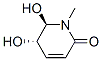 2(1H)-Pyridinone,5,6-dihydro-5,6-dihydroxy-1-methyl-,(5S,6R)-(9CI) 结构式